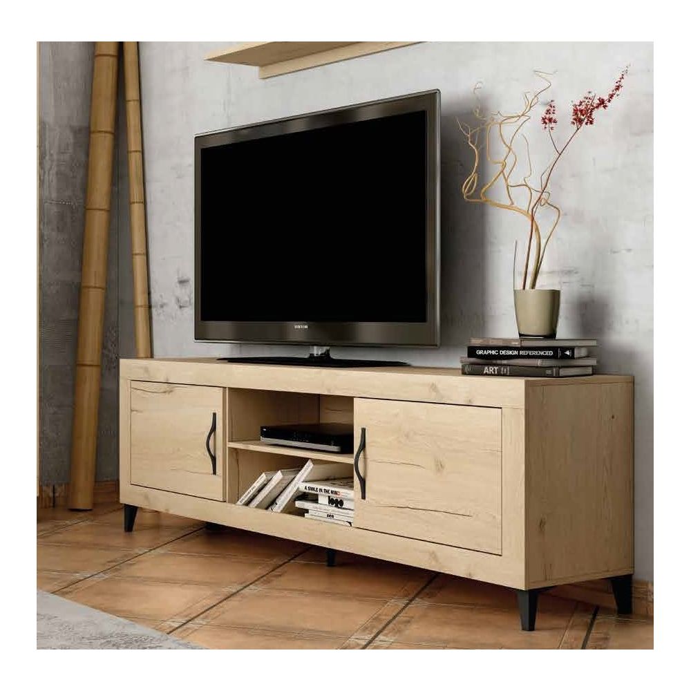 Mueble para TV ELEGANTE de 180 cm. con 2 HUECOS - DESCUENTOS del -30% y -40%