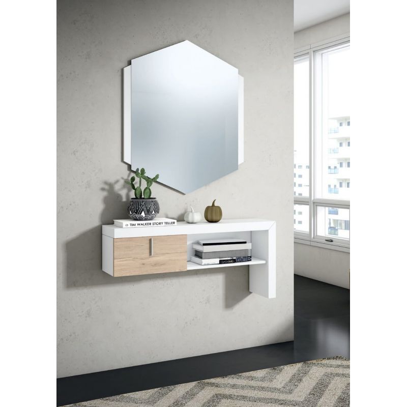 Mueble recibior de pared de estilo moderno SIN espejo - 1113