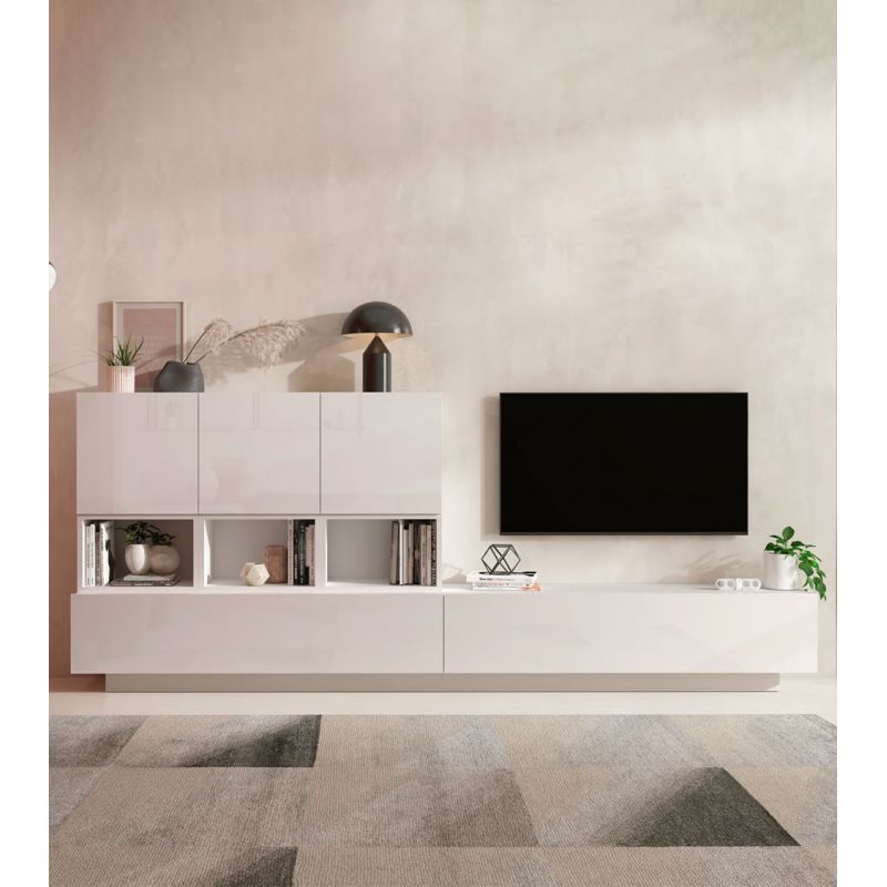 Mueble de Salón Rico Blanco Moderno 