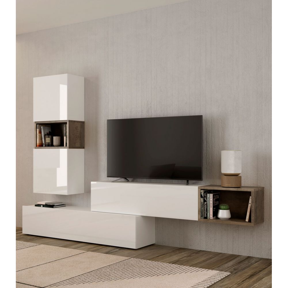 Estantería moderna para salón | Muebles Valencia ® Acabado Detalle Organic  - Ramis