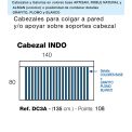 CABECERO INDO PARA CAMA DE 135 CM