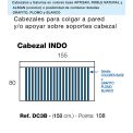 CABECERO INDO PARA CAMA DE 150 CM