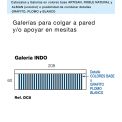 CABECERO – GALERÍA INDO PARA CAMA DE 135 / 150 / 160 / 180 / 90+90